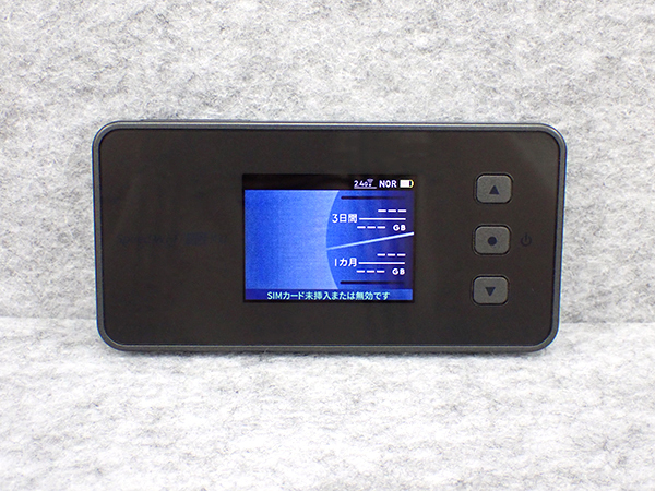 【中古 良品】SIMフリー UQ Speed Wi-Fi 5G X11 チタニウムグレー NAR01 モバイルルーター NEC 制限〇 一括購入(PDA425-2)の画像1