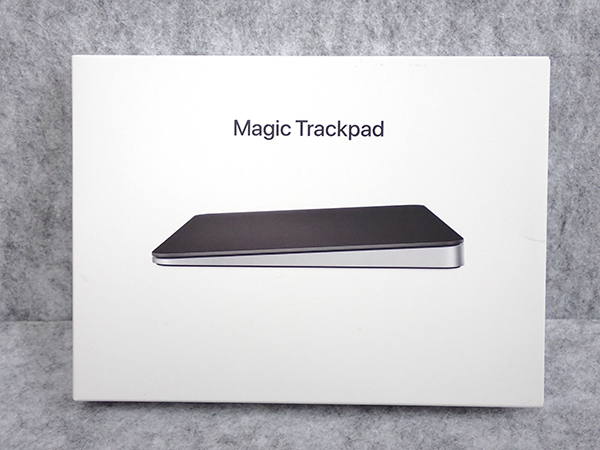 【中古 美品】Apple Magic Trackpad ブラック Multi-Touch対応 タッチパッド トラックパッド 本体 MMMP3ZA/A(PDA790-5)の画像1