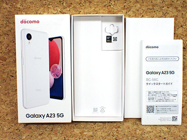 【新品 未使用】SIMフリー docomo Galaxy A23 5G SC-56C ホワイト 白 サムスン Android スマホ 本体 制限〇 一括購入(PDA189-6)の画像5