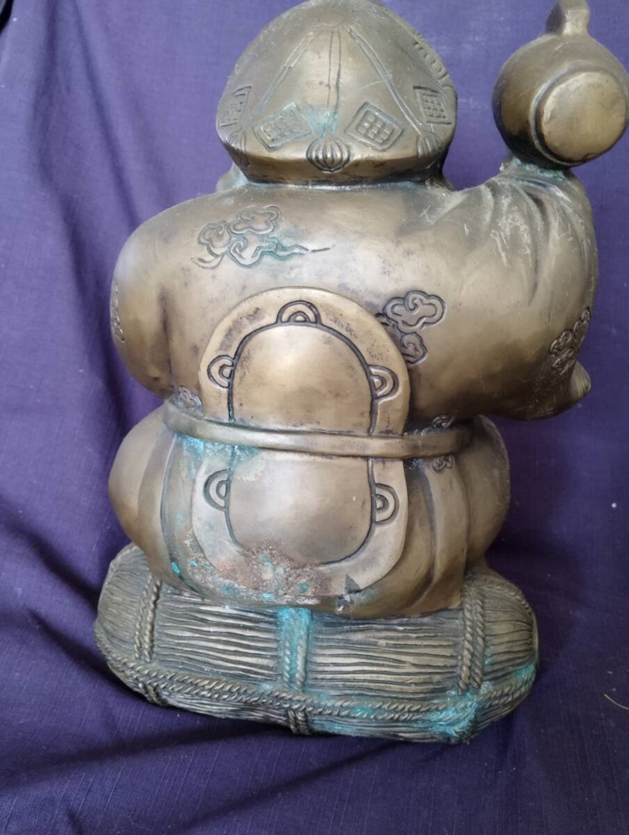 開運七福神 毘沙門天 柘植(ツゲ)高さ32.5 cm 仏像 置物 多聞天 開運七福神 毘沙門天 柘植(ツゲ)高さ32.5 cm 仏像 置物 多聞天