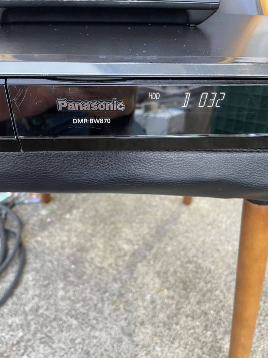 Panasonic パナソニック DMR-BW870 Blu-rayDisc ブルーレイレコーダー DIGA ブルーレイ HDD リモコン付き　日本製　現状売り切り_画像3