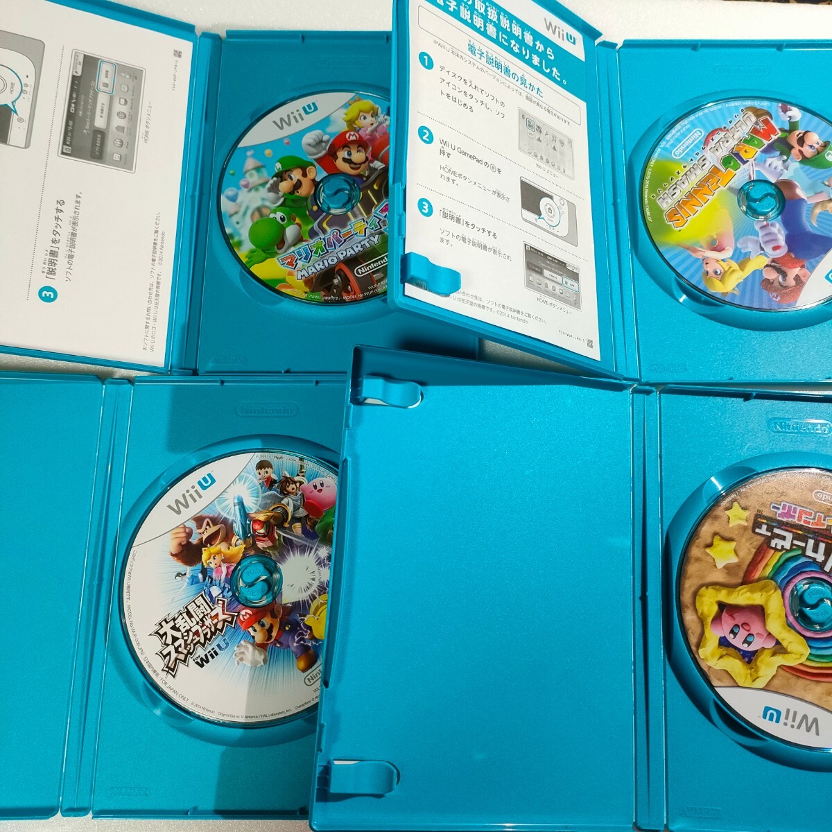 Wii U 4шт.@ большой ..s mash Brothers Mario party 10 Mario теннис Ultra s mash Touch! машина bi. super Rainbow 
