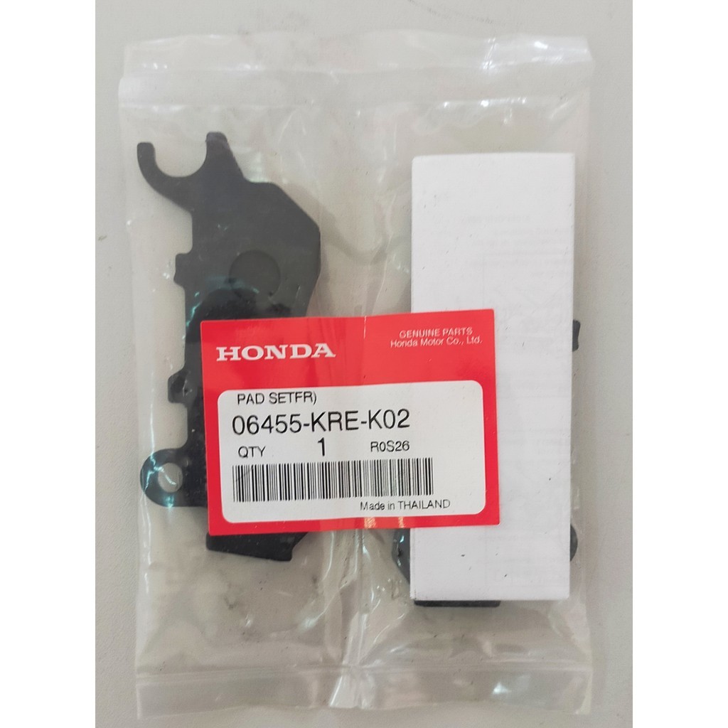 ホンダ純正 フロントブレーキパッド 06455-KRE-K01 06455-KRE-K02 PCX125 150 JF81 KF30 HONDA GENUINE PARTSの画像2