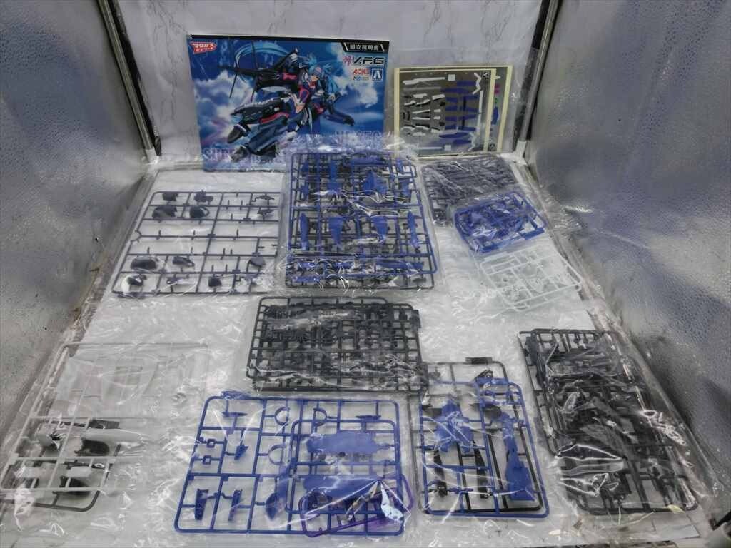 T【3ほ-39】【100サイズ】マクロスF VF-25G ス－パーメサイア クラン・クラン※メサイヤのみ/※パーツ欠品ありの画像3