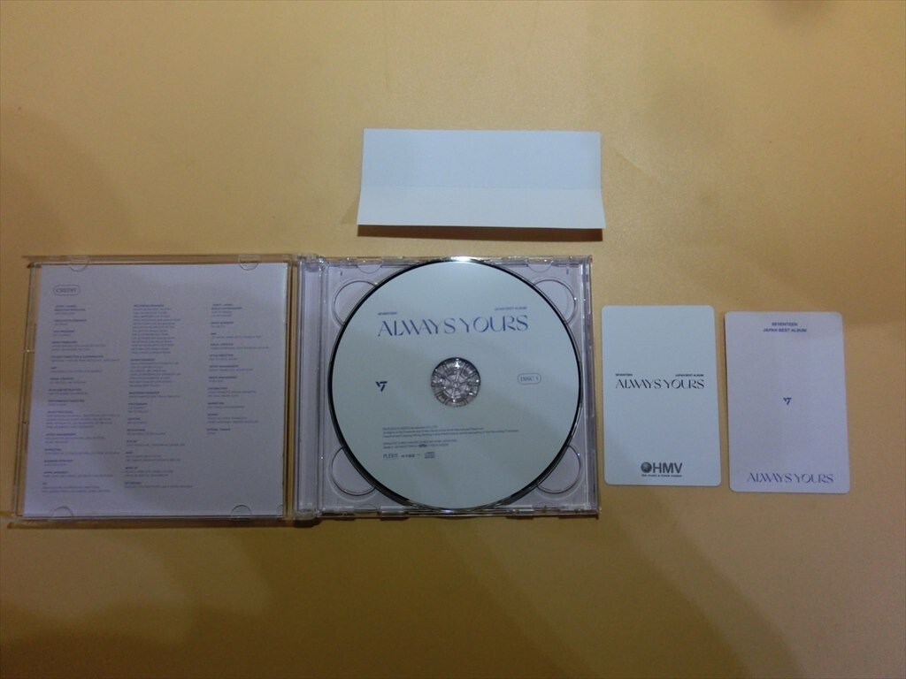 T【ユ4-13】【送料無料】SEVENTEEN 「ALWAYS YOURS」 /通常盤 CD/ジョシュア トレカ 2枚セット/セブンティーン/セブチ/K-POPの画像4