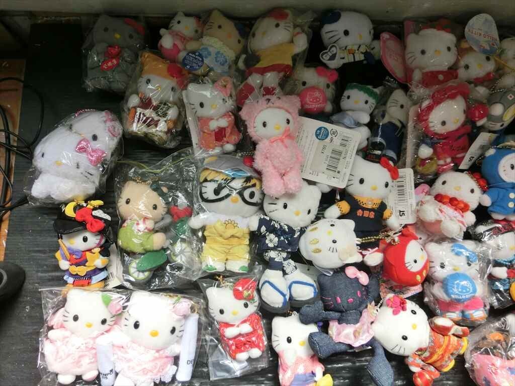 T[Z3-96][100 size ] not yet inspection goods /Sanrio Sanrio / Hello Kitty mascot key holder together set / soft toy 