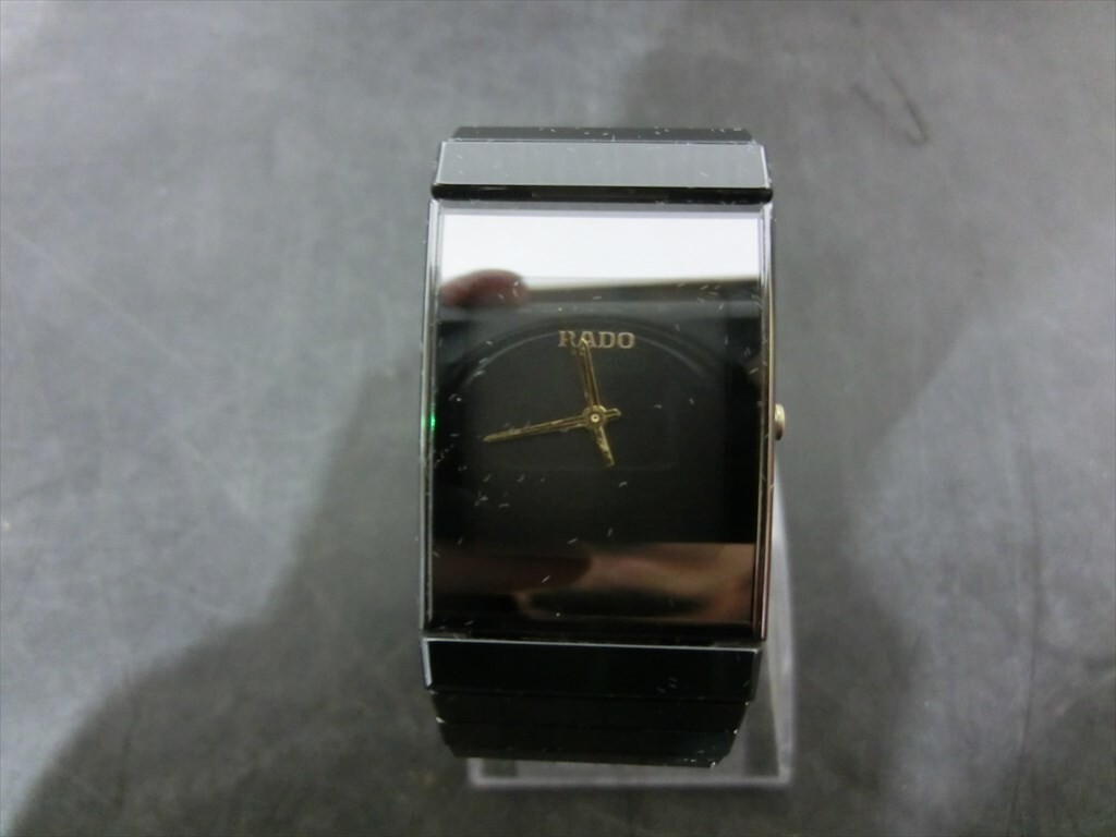 T【A4-43】【60サイズ】▲RADO ラドー/メンズ 腕時計 クオーツ 205.0295.3/電池切れ ジャンク扱い/※傷・汚れ有の画像2