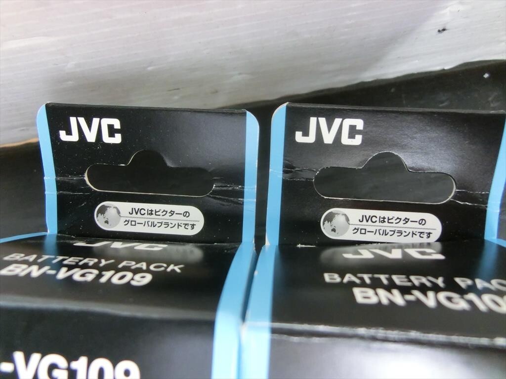 T【A4-79】【60サイズ】◇JVC/ビデオカメラ用 バッテリーパック BN-VG129：1個 BN-VG109：2個/ジャンク扱い/※外箱傷み有の画像3