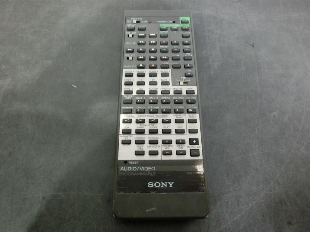 T[C4-10][ free shipping ]SONY Sony /AV control amplifier for multi-function remote control RM-P2000/ junk treatment /* scratch equipped 