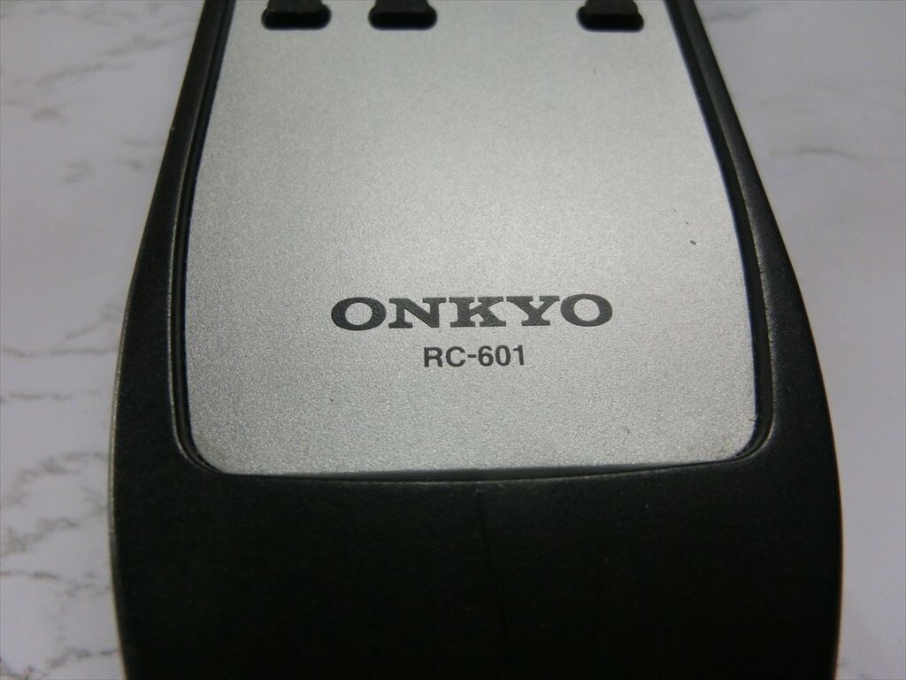 T【3む-21】【100サイズ】ONKYO オンキヨー/INTEC275 MDレコーダー MD-133/純正 リモコン付/通電可/ジャンク扱い/※傷有りの画像6