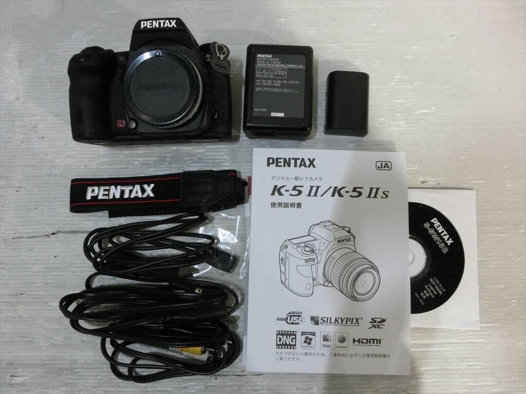 T【F4-58】【80サイズ】▲PENTAX ペンタックス/K-5IIs デジタル一眼レフカメラ/通電可/ジャンク扱い