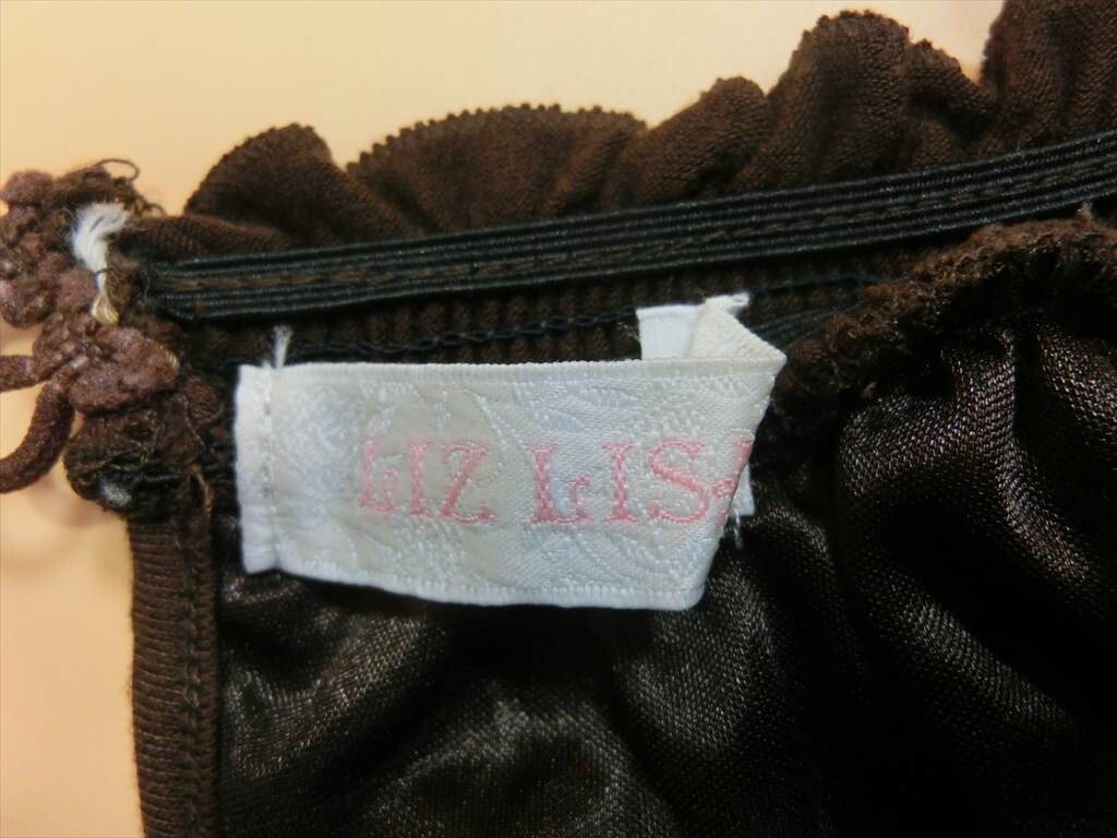 T[la4-86][60 размер ]^LIZ LISA Liz Lisa / длинный рукав One-piece / оттенок коричневого / женский /* ощущение б/у есть 