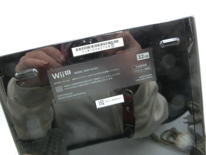 T【メ4-04】【100サイズ】任天堂 Wii U 本体＋モニター＋周辺機器 まとめてセット/ジャンク扱い/通電可/※傷汚れ ヤケ 素材劣化有の画像8