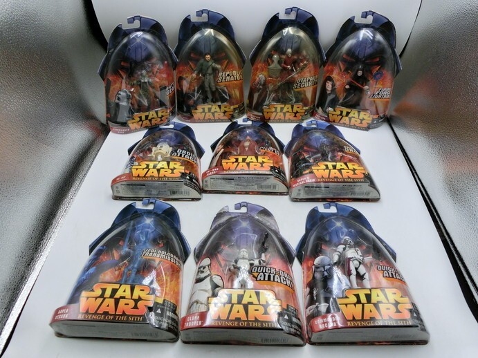 T【ヨ4-19】【100サイズ】未開封/Hasbro ハズブロ star wars スターウォーズ フィギュア 10点セット/※パッケージ傷み有_画像1