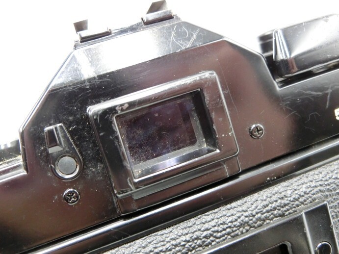 T【ヨ4-24】【60サイズ】▲Canon キャノン A-1 一眼レフフィルムカメラ ボディ/※傷汚れ・黴有_画像9