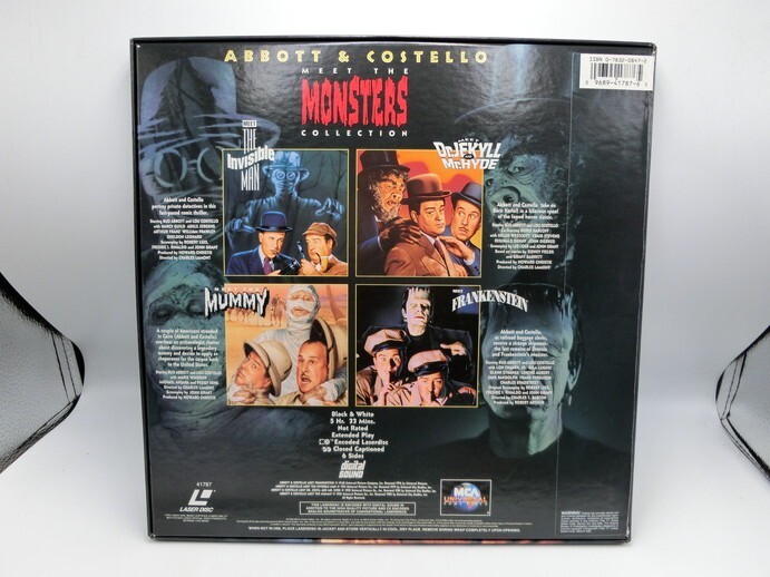 T【ヨ4-37】【80サイズ】▲LD3枚組/abbott & costello meet the monsters collection/CLV41787/洋画/※ジャケット傷み有の画像2