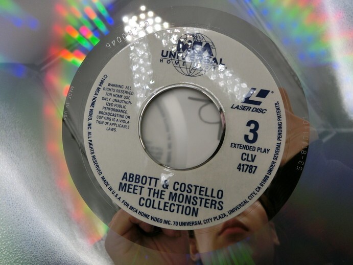 T【ヨ4-37】【80サイズ】▲LD3枚組/abbott & costello meet the monsters collection/CLV41787/洋画/※ジャケット傷み有の画像6