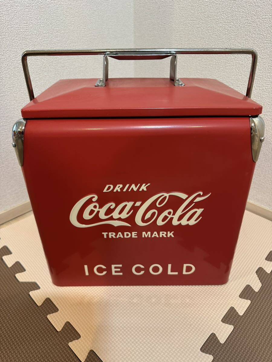 Coca-Cola コカコーラ☆ピクニックストレージ クーラーボックス☆レトロの画像1