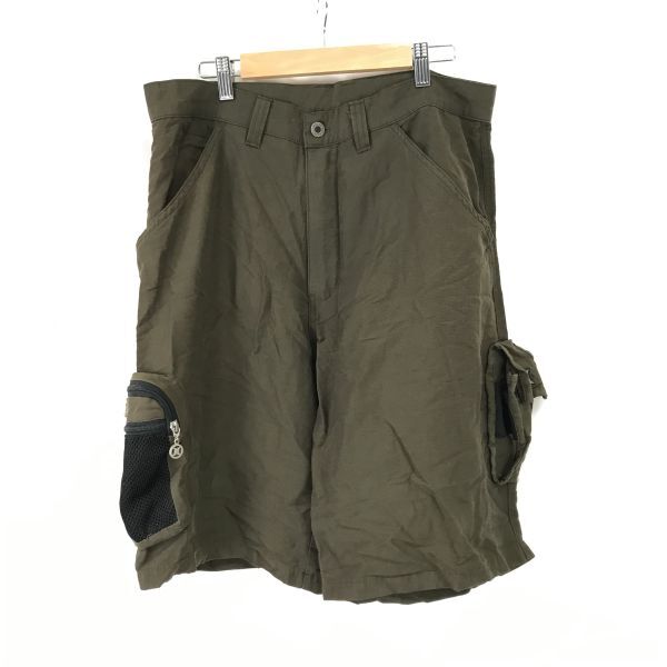 HURLEY X/ハーレー★ポケット注目！ショートパンツ【メンズL程度/カーキ/khaki】Pants/Trouser◆BH638_画像1