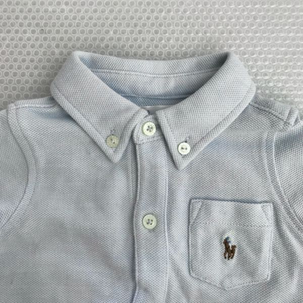 RALPH LAUREN/ラルフローレン★長袖ロンパース【ベビー70/blue/水色】カバーオール/Tops/Shirts◆BH691_画像5