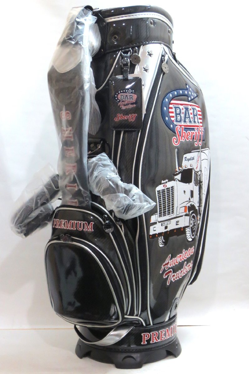 ファッションシーンで話題のこれから流行るブランド12選 シリーズ プレミアム SHERIFF★SP-007 新品★シェリフ コンボイ★カート 4.5kg★ブラック★限定50本 キャディバッグ★9.5型 その他