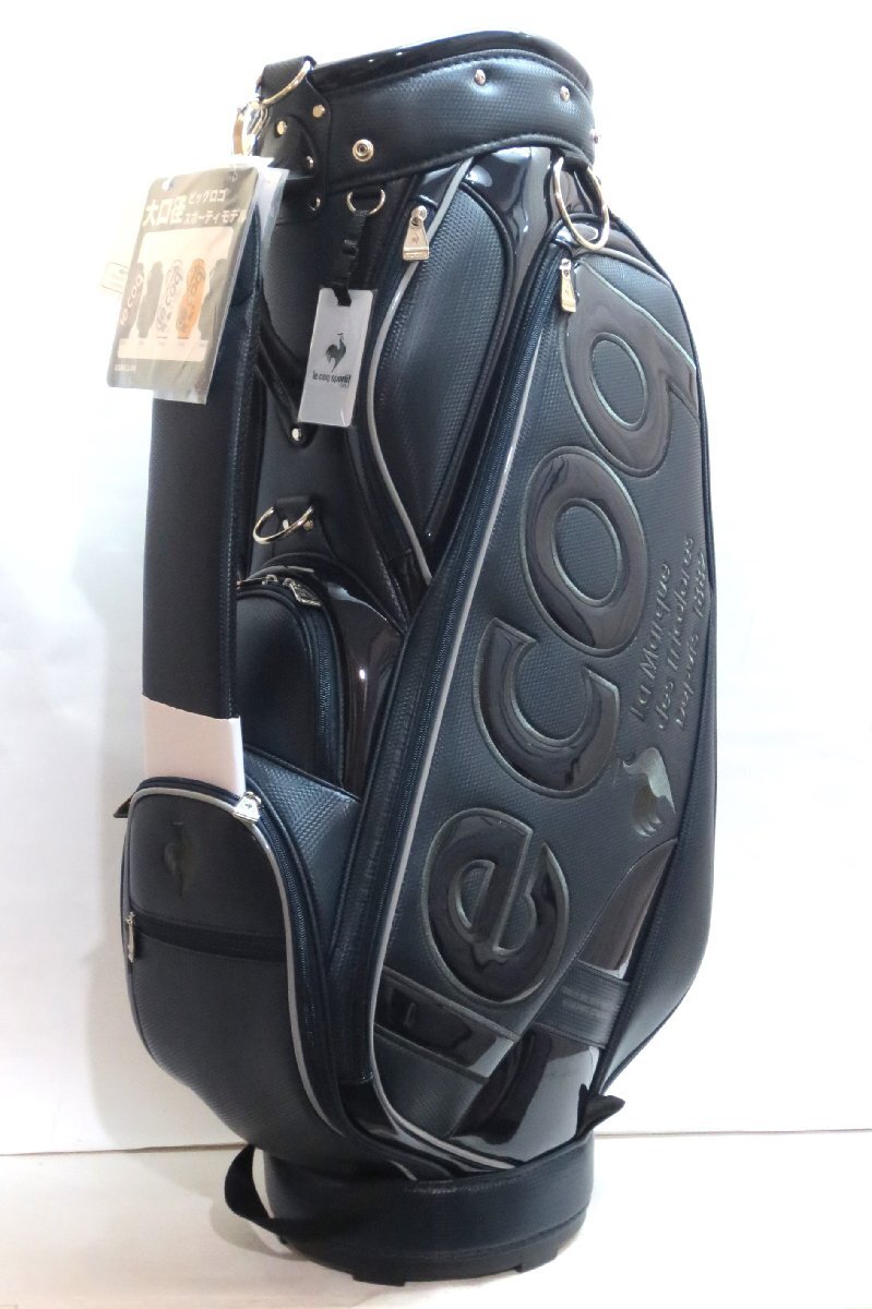 高評価レビュー 新品★ルコック★le coq 3.4kg★【NV00】ネイビー キャディバッグ★2023★9.5型 sportif★QQBWJJ04★カート ルコック