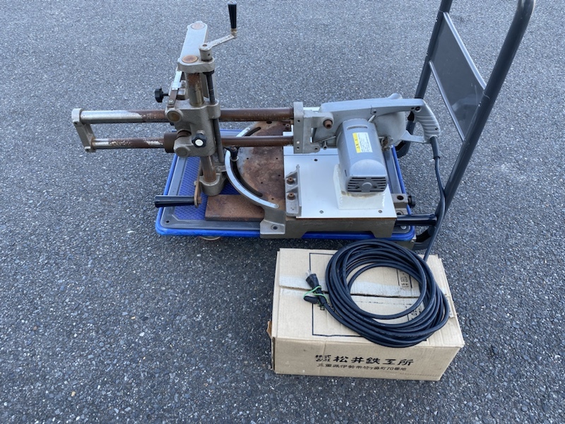 △TY234 千葉引取 ラジアルカッター 格天井・組子加工機 松井 △TY234 千葉引取 ラジアルカッター 格天井・組子加工機 松井