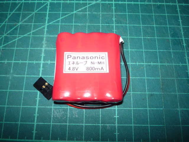 ☆JR受信機用、4.8V-800ｍＡ　パナエネループ・スポット溶接☆赤に変更になります。_画像1
