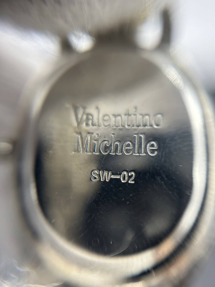 【1247】バレンチノ ミシェル/Valentino Michelle SW-02 カメオ 女性横顔 白文字盤 レディース時計 ジャンク品 の画像7