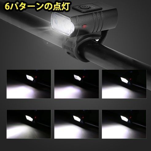 自転車　ライト　LED　点灯　ヘッドライト　1000ルーメン　USB充電 LED  高輝度 明るい　防水　USB　点滅 高輝度 