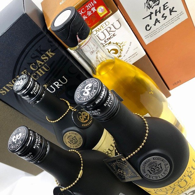 メローコヅル MELLOWED KOZURU ヴィンテージ リミテッド エクセレンス 小鶴 THE CASK 小正醸造 焼酎 箱付 未開封 まとめ 古酒 お酒 G149-1の画像8