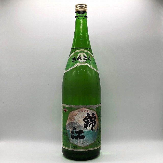 錦江 きんこう 本格焼酎 芳醇無比 グリーンラベル 緑瓶 1800ml 25% 森伊蔵酒造 芋焼酎 未開栓 古酒 お酒 E999-6_画像1