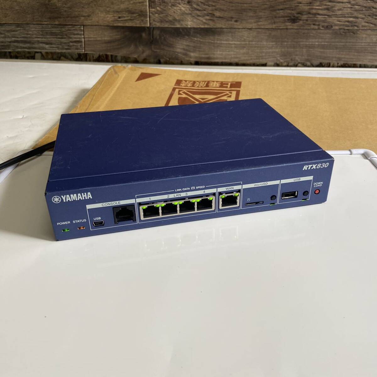 YAMAHA ギガアクセス VPN ルーター RTX830 中古品の画像1