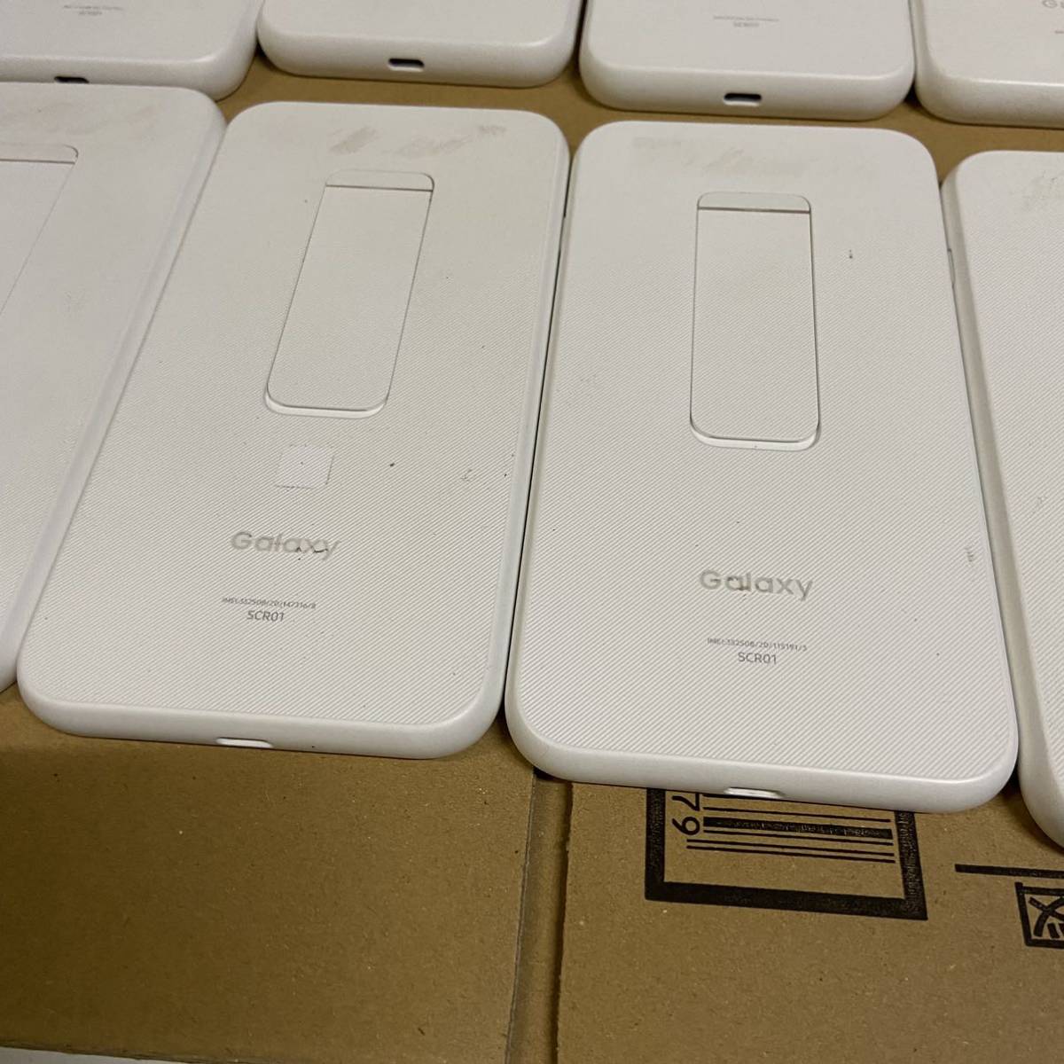 SIMフリー SAMSUNG Galaxy 5G Mobile Wi-Fi ホワイト SCR01モバイルルーター12台中古品の画像7