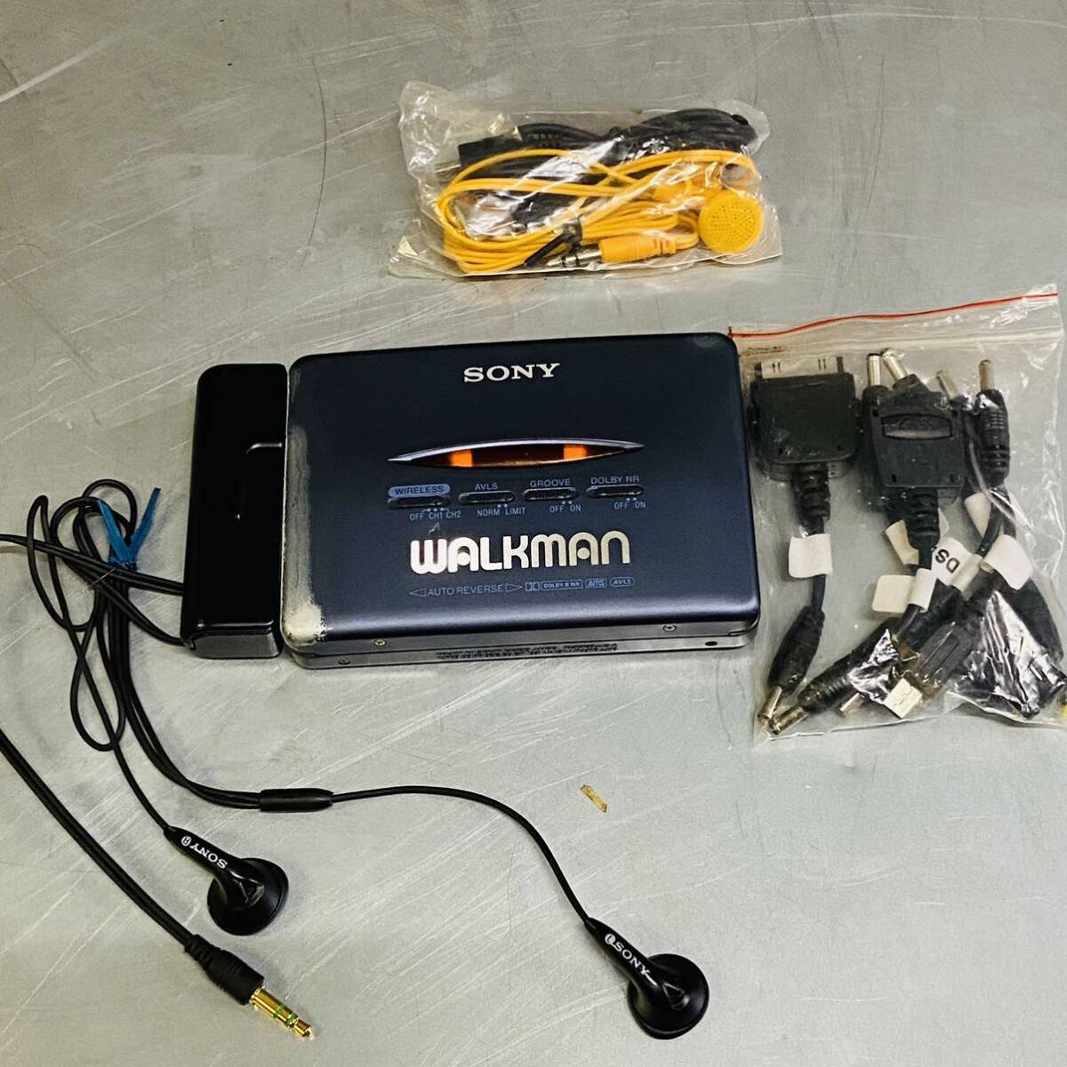 SONY WALKMAN WM-WE01 カセットプレーヤー動作品_画像4