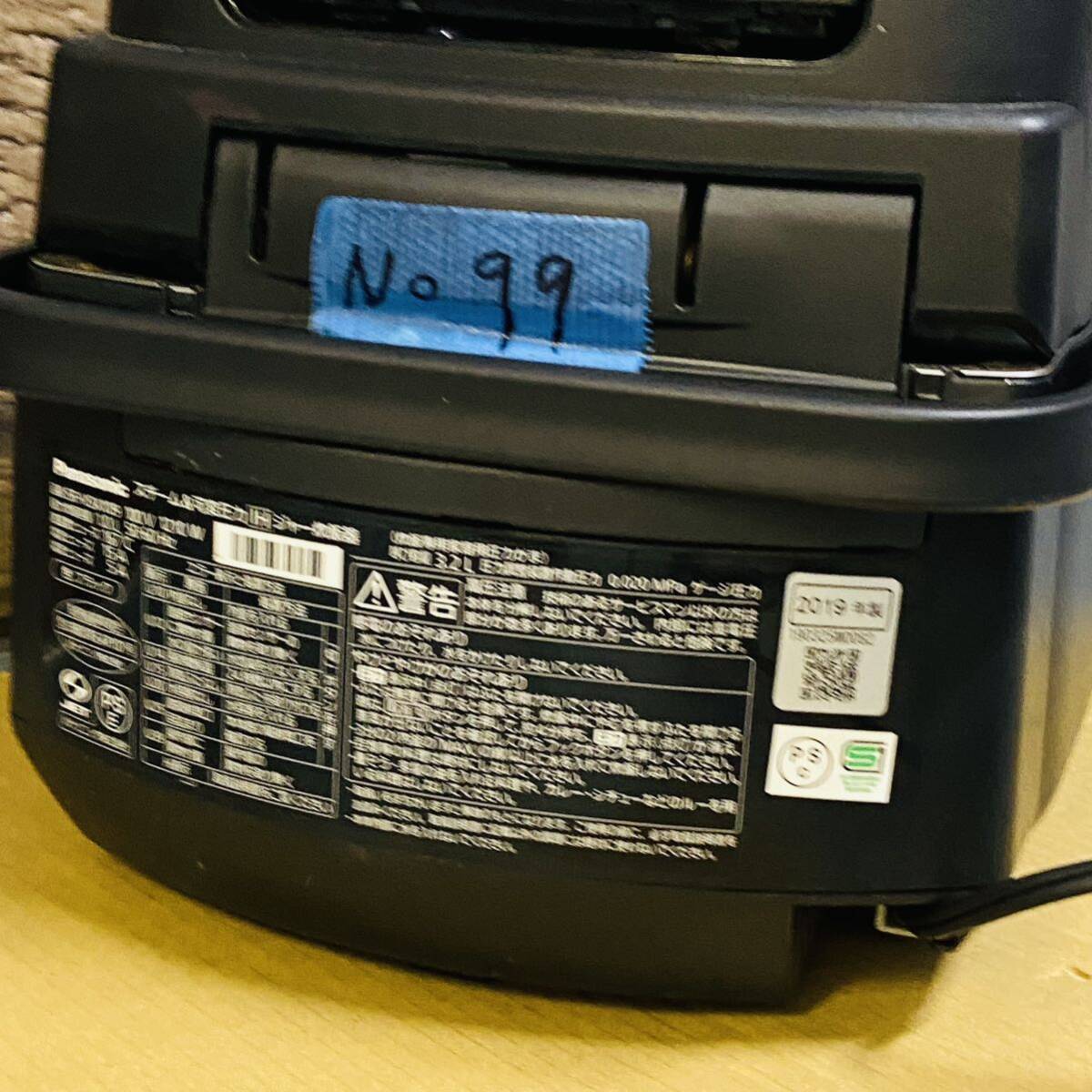 Panasonic 可変圧力IHジャー炊飯器 SR-VSX109 2019年製 動作確認済み _画像6