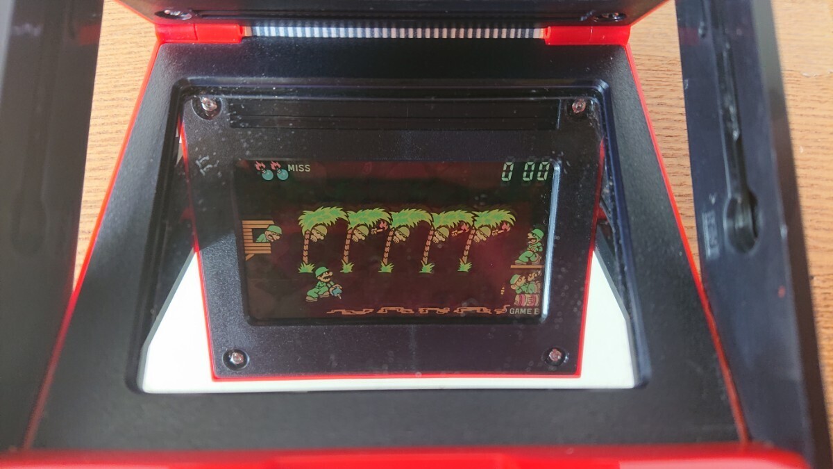 任天堂 当時物 Nintendo GAME&WATCH ゲームウォッチ PANORAMA SCREEN 動作確認済み 完動品 TB-94マリオズボムズアウェイ MARIO’S Bombの画像3