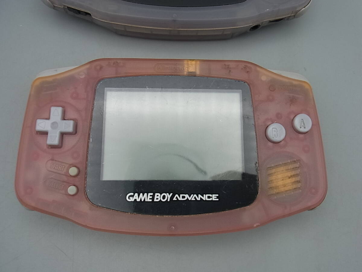 GA41-6/GBA ゲームボーイアドバンス 2点 まとめて 任天堂 ジャンク 通電のみ確認 レターパックプラス520円