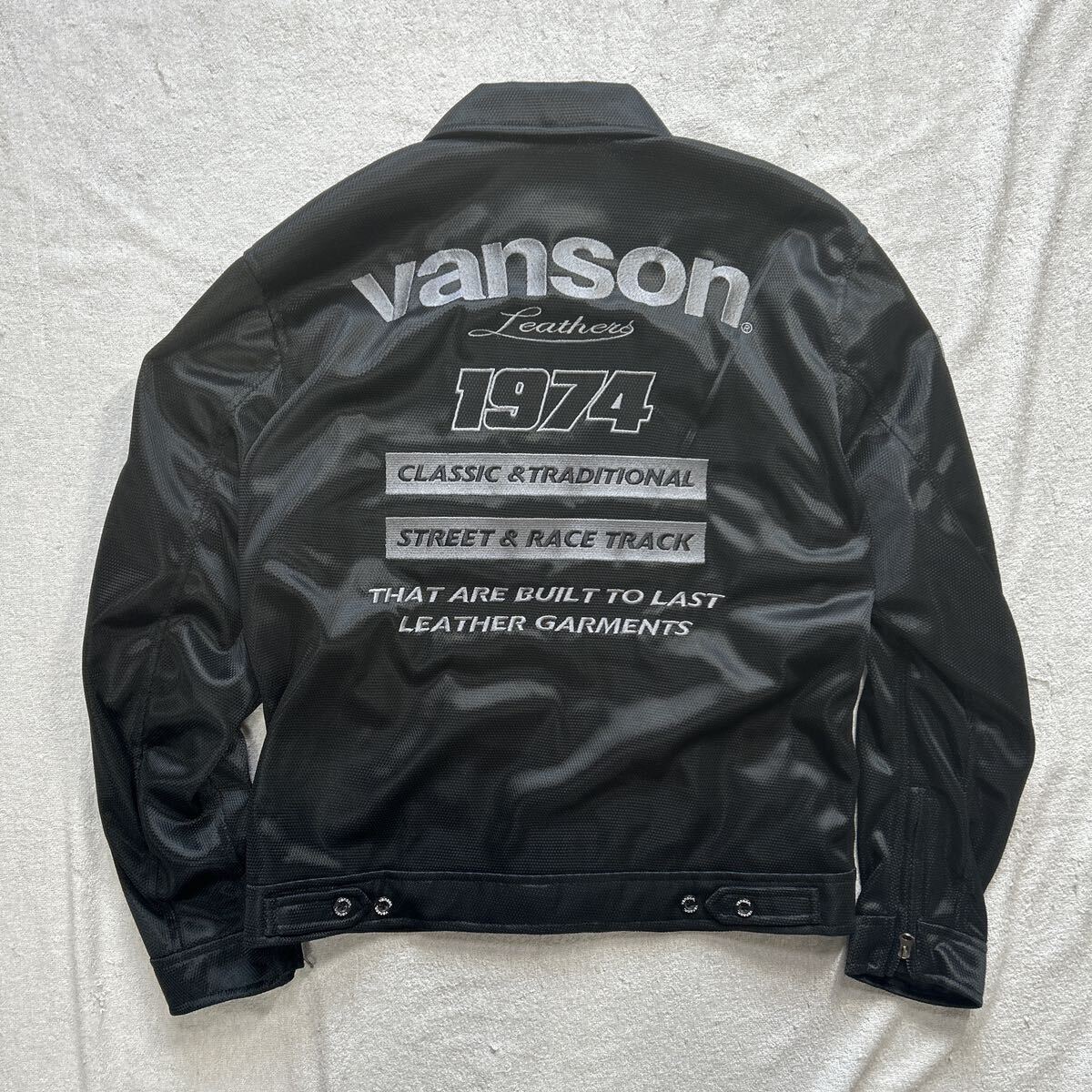 ★サンプル処分 プロテクターおまけ 新品 VANSON バンソン フルメッシュジャケット ジャケット Lサイズ A60419-4の画像6