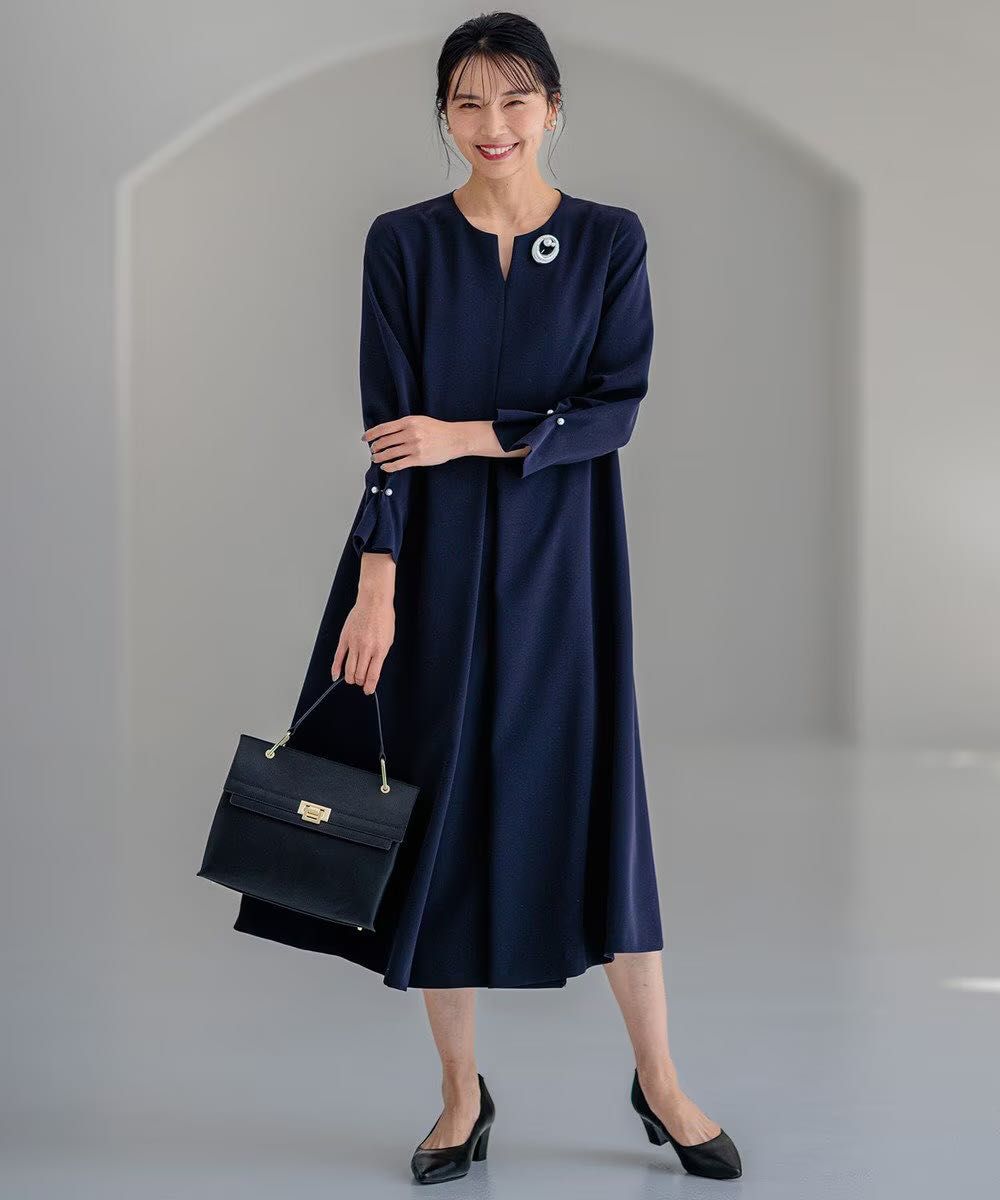23区新品【VERYコラボ 】トリアセダブルジョーゼット ワンピース 23区新品【VERYコラボ 】トリアセダブルジョーゼット ワンピース