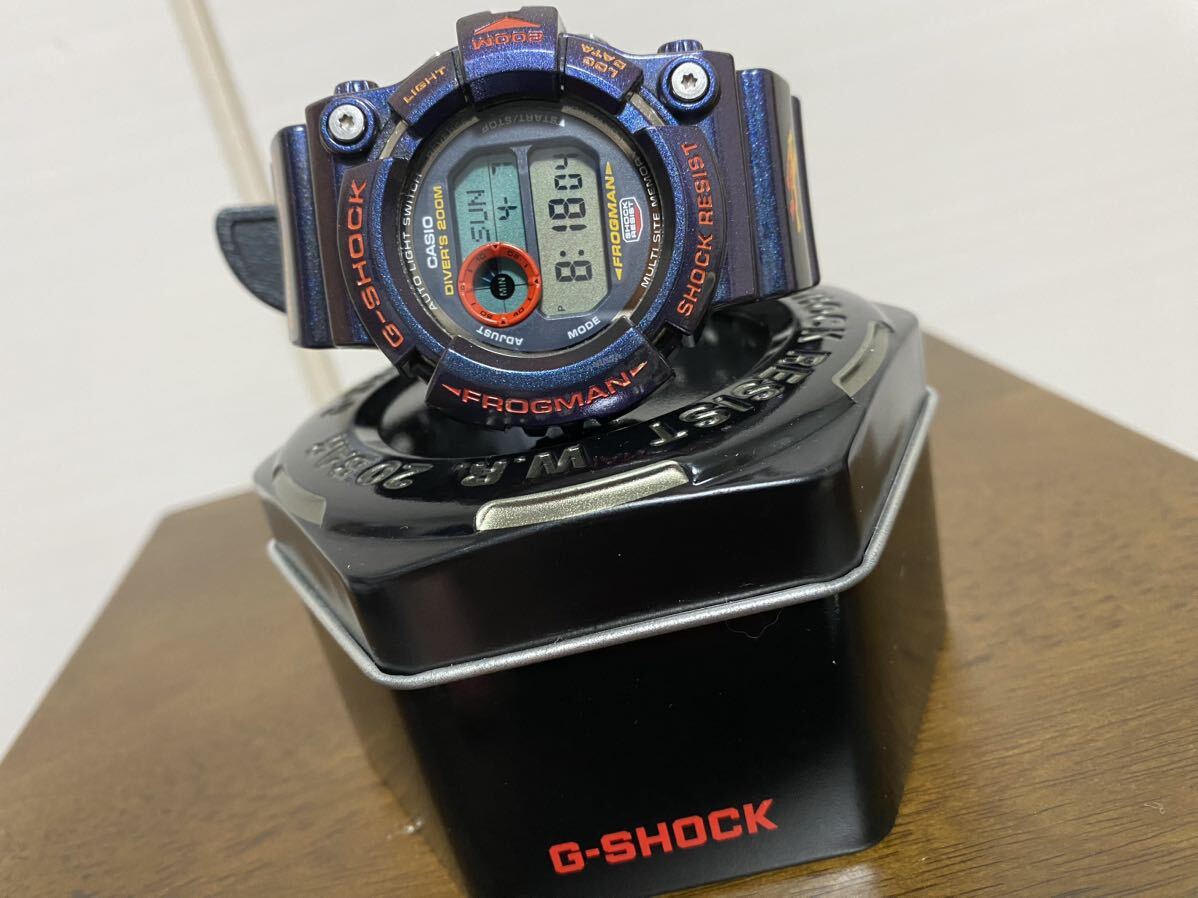 CASIO G-SHOCK カシオ Gショック フロッグマン FROGMAN Snake Killer 毒蛙 腕時計 デジタル クオーツ GW-201-6JF マジョーラ カラー_画像2