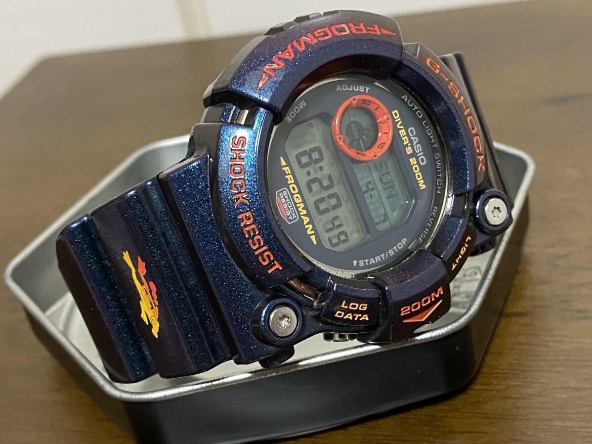 CASIO G-SHOCK カシオ Gショック フロッグマン FROGMAN Snake Killer 毒蛙 腕時計 デジタル クオーツ GW-201-6JF マジョーラ カラー_画像3