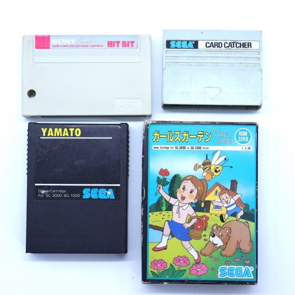 ジャンク SEGA CARD CATCHER カードキャッチャー ヤマト YAMATO ガールズガーデン SG-1000 SC-3000 レトロ ソフト SONY HIT BIT MSX 雀聖の画像1