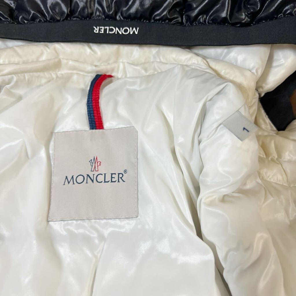【美品】MONCLER モンクレール ダウンジャケット GALION ガリオン size 1 ブラック メンズの画像7