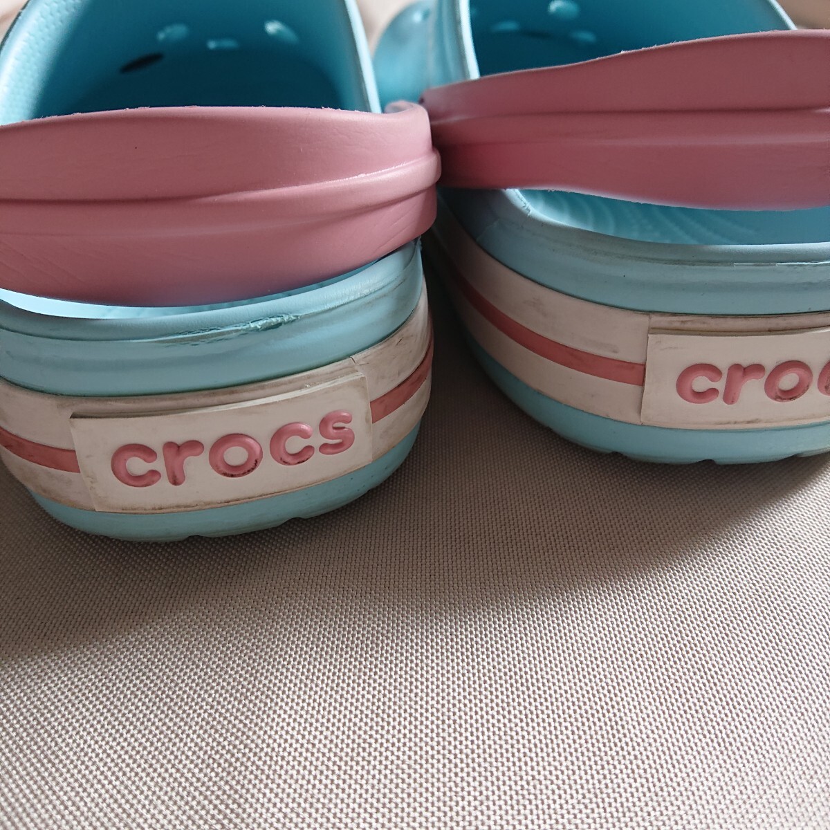  Crocs crocs 21cm light blue ji Bit'z attaching Mini on Woodstock Junior 