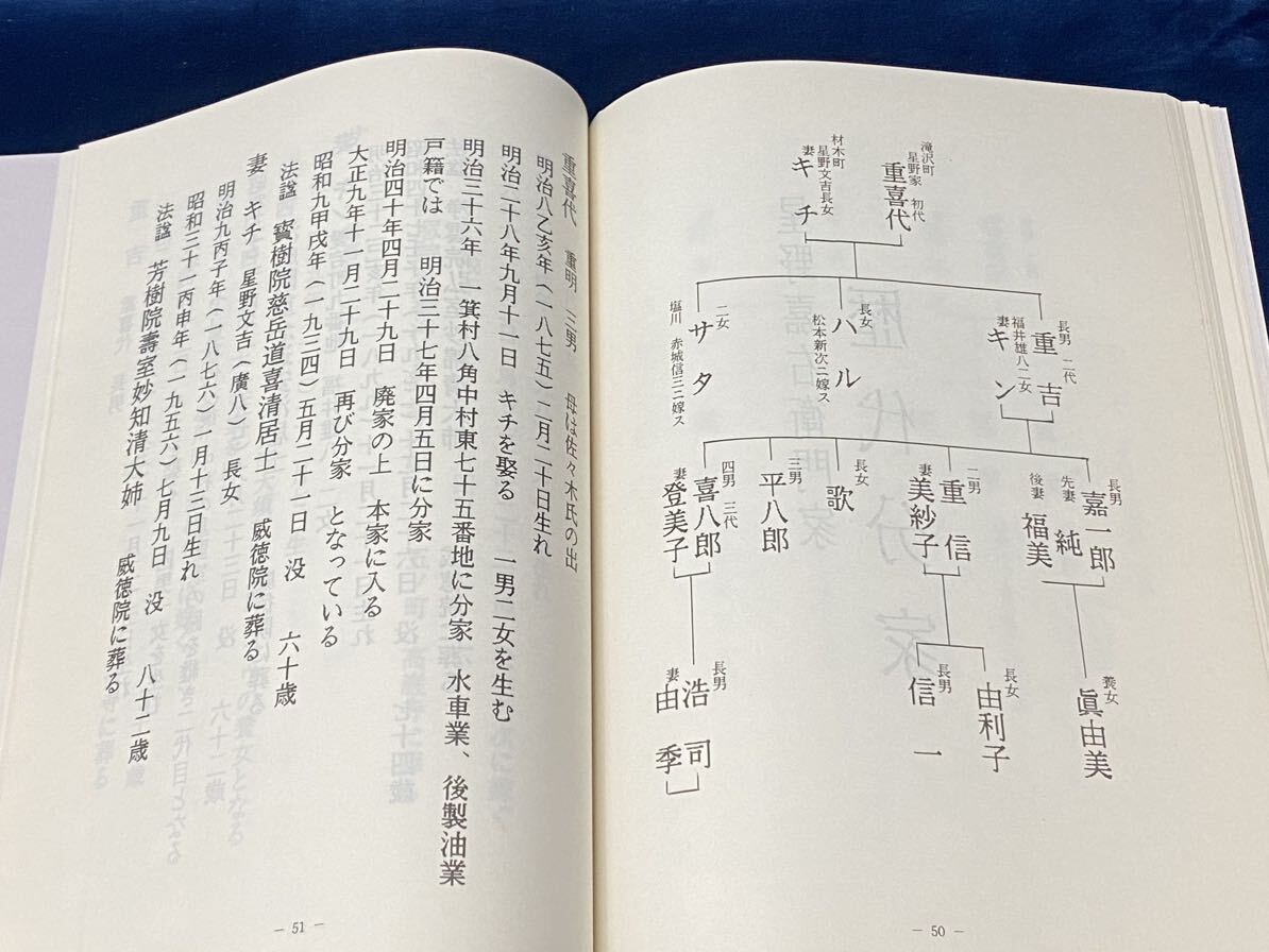 会津郷土資料 【　星野嘉右衛門家 -家系統略歴誌- ＜非売品＞　平成元年発行　】検索-【鍋嘉」「鍋屋」「住の江」「会州一」 _画像5