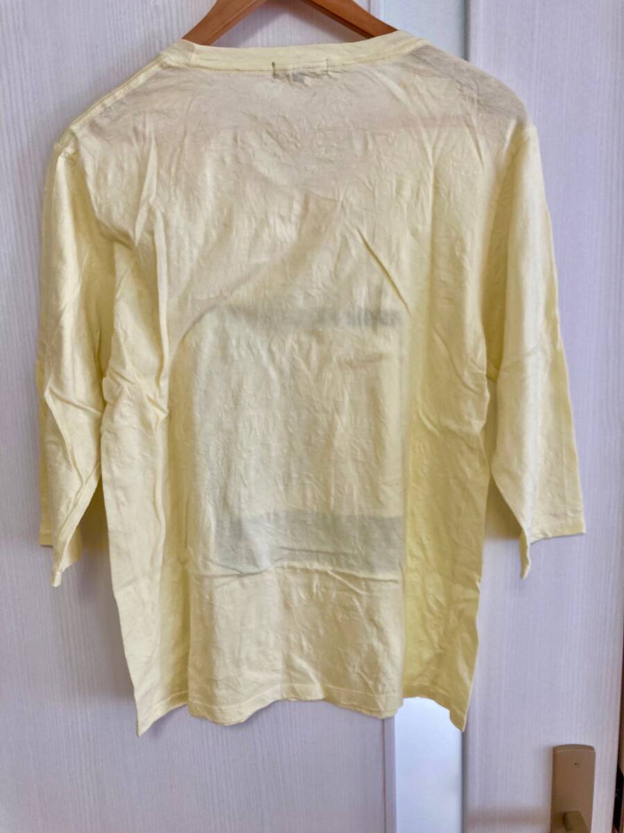 RATTLE TRAP ラトルトラップ 七分袖 フォトTシャツ イエロー サイズ ３ (L) ／ セマンティックデザイン シュリセル ニコル tk メンズビギの画像2