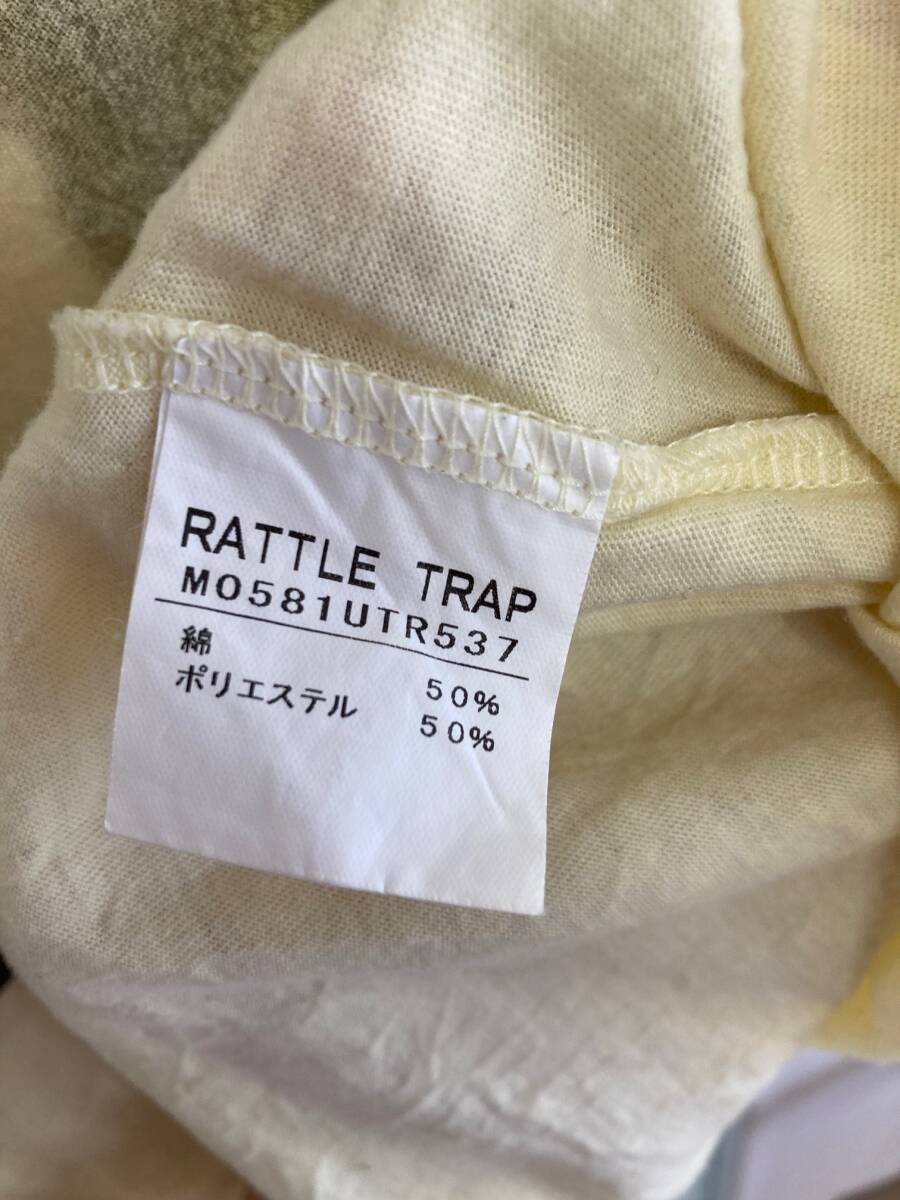 RATTLE TRAP ラトルトラップ 七分袖 フォトTシャツ イエロー サイズ ３ (L) ／ セマンティックデザイン シュリセル ニコル tk メンズビギの画像6