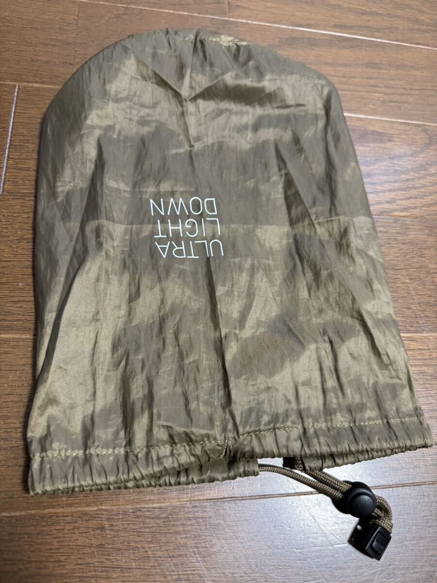 UNIQLO（ユニクロ） ウルトラライトダウン収納袋 ブラウン 携帯用 巾着袋 純正_画像3