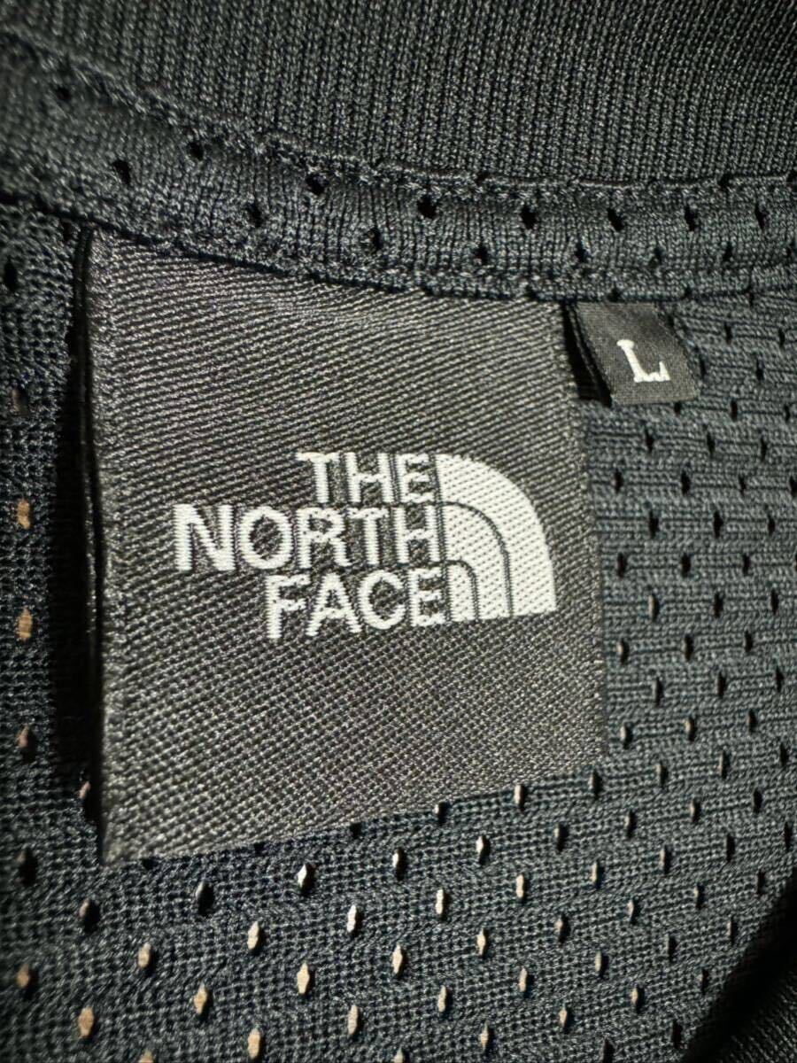 THE NORTH FACE(ザ・ノースフェイス） S/S MESH LOGO TEE（メッシュロゴティー）NT31627 ブラック L 人気メッシュデザイン！ GOLDWIN正規品の画像3